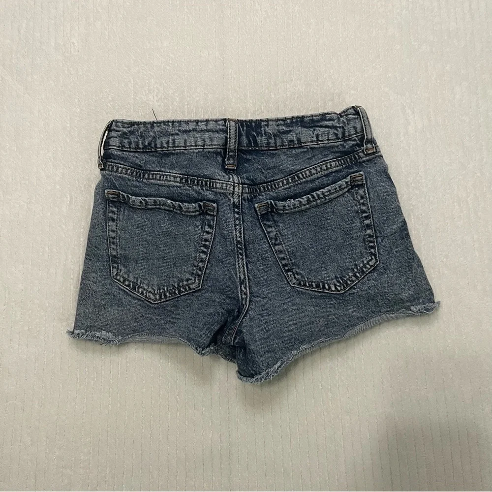 GAP Kids Distressed Denim Shorts - Blue